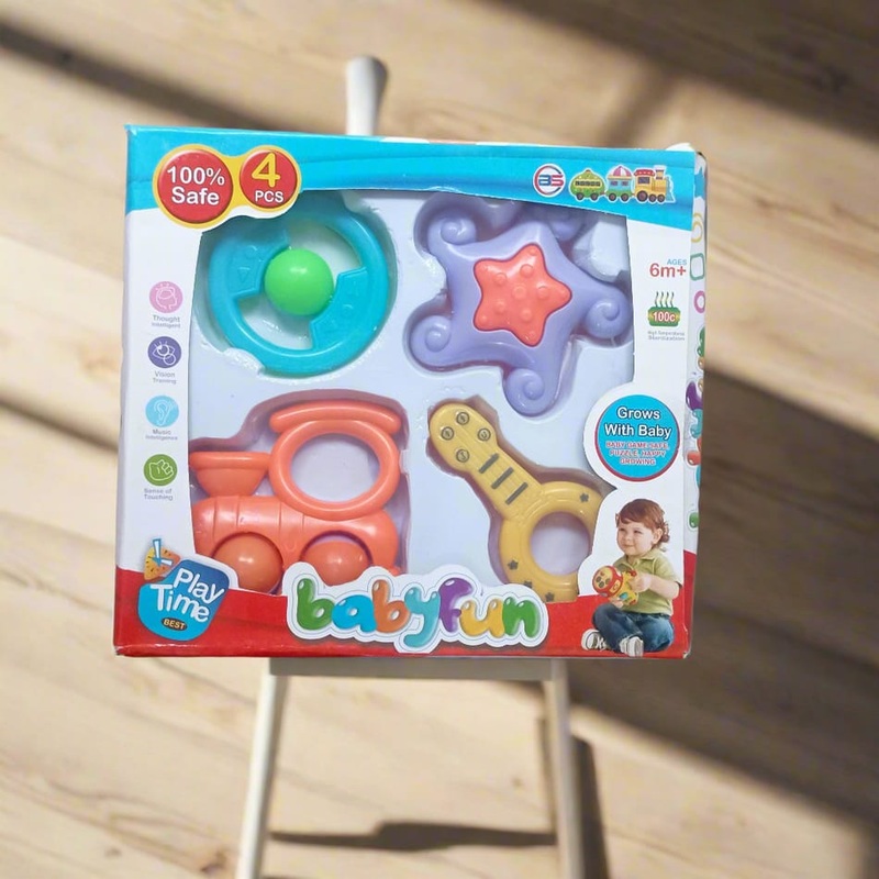 Little Star Baby Rattle 4Pcs Set