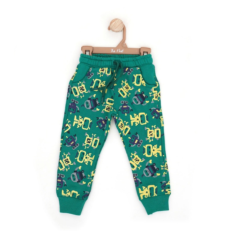 The Nest Leafy Green Baby Slacks