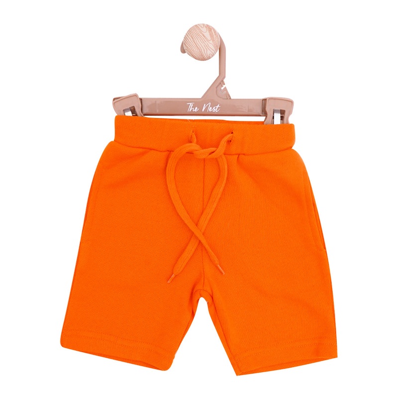 The Nest Orange Drawstring Shorts