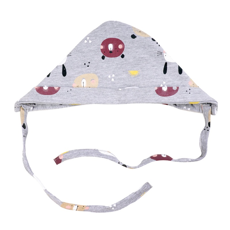 The Nest Playful Bunny Baby Bonnet Cap