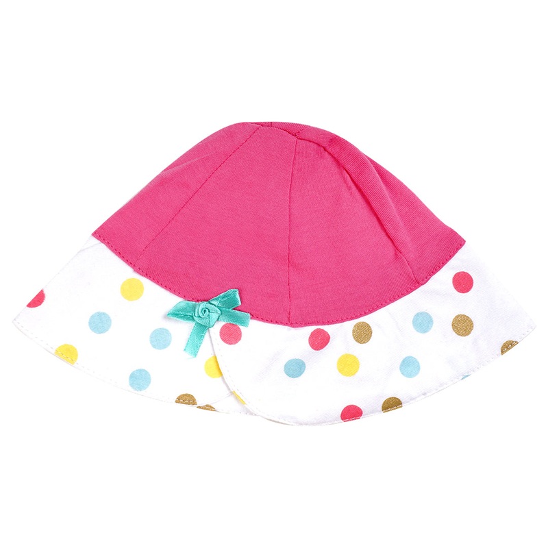 The Nest Pretty In Polka Baby Bonnet Cap