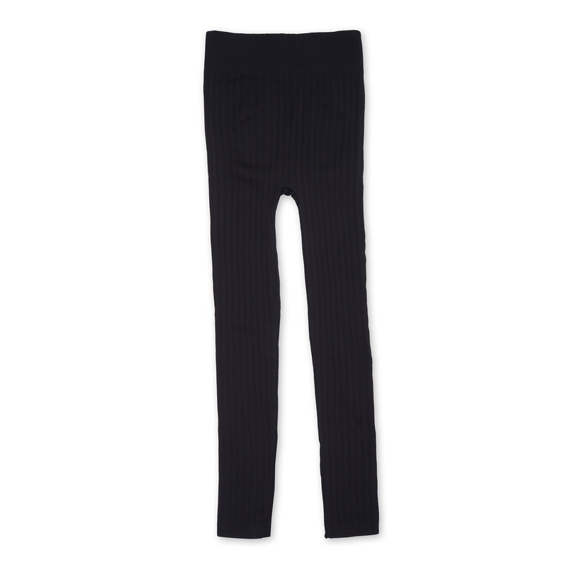 Kids Rib Leggings Black – Sunshine