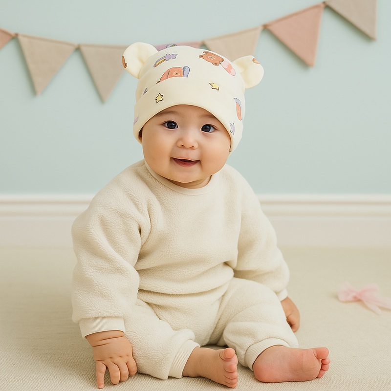 Baby Cap Bear Yellow – Sunshine