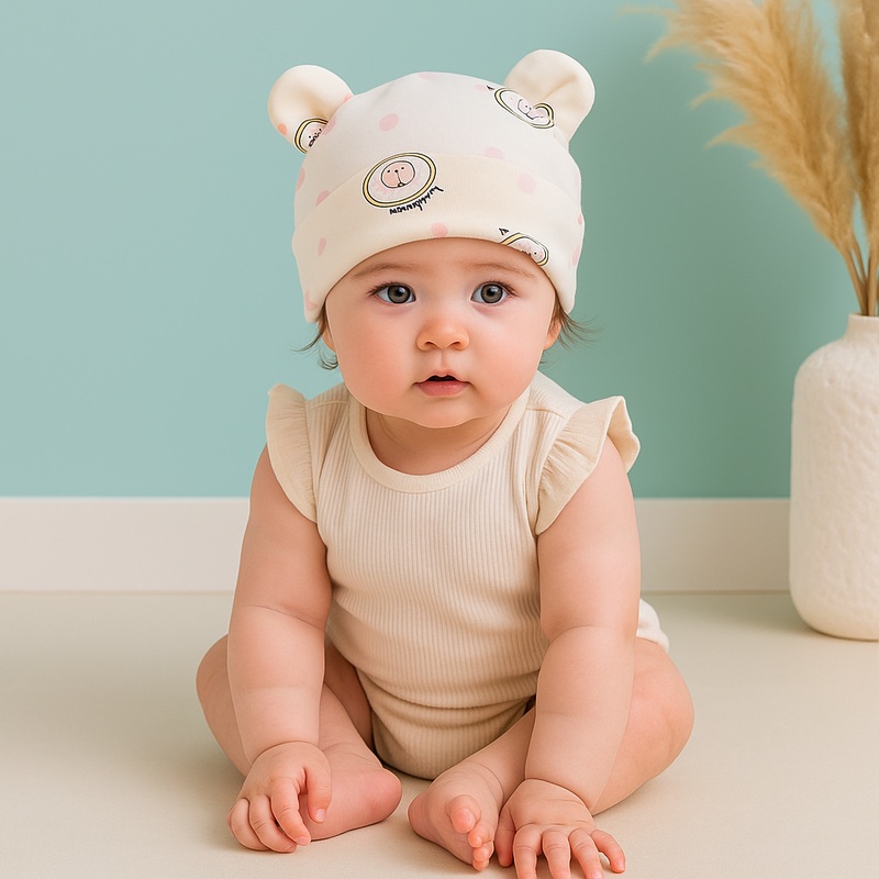 Baby Cap Bunny Off White – Sunshine