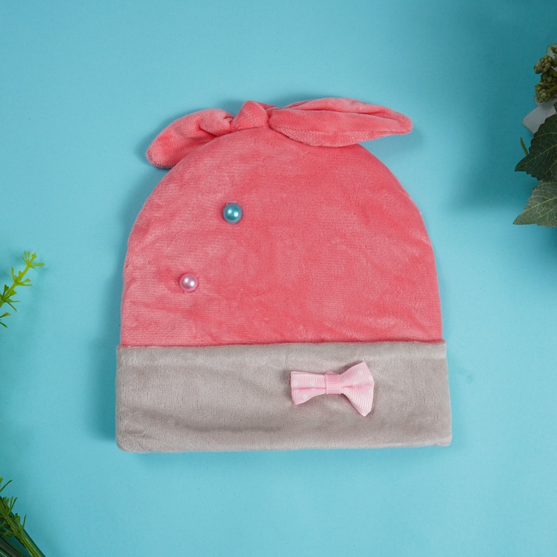 Baby Fleece Cap Beats Peach – Sunshine