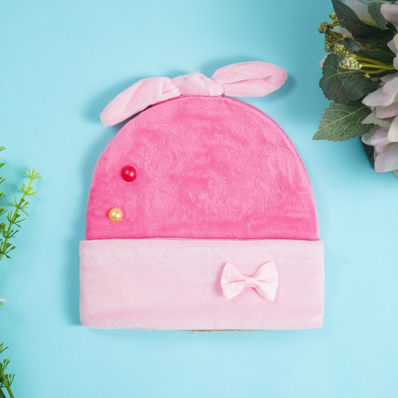 Baby Fleece Cap Beats Pink – Sunshine