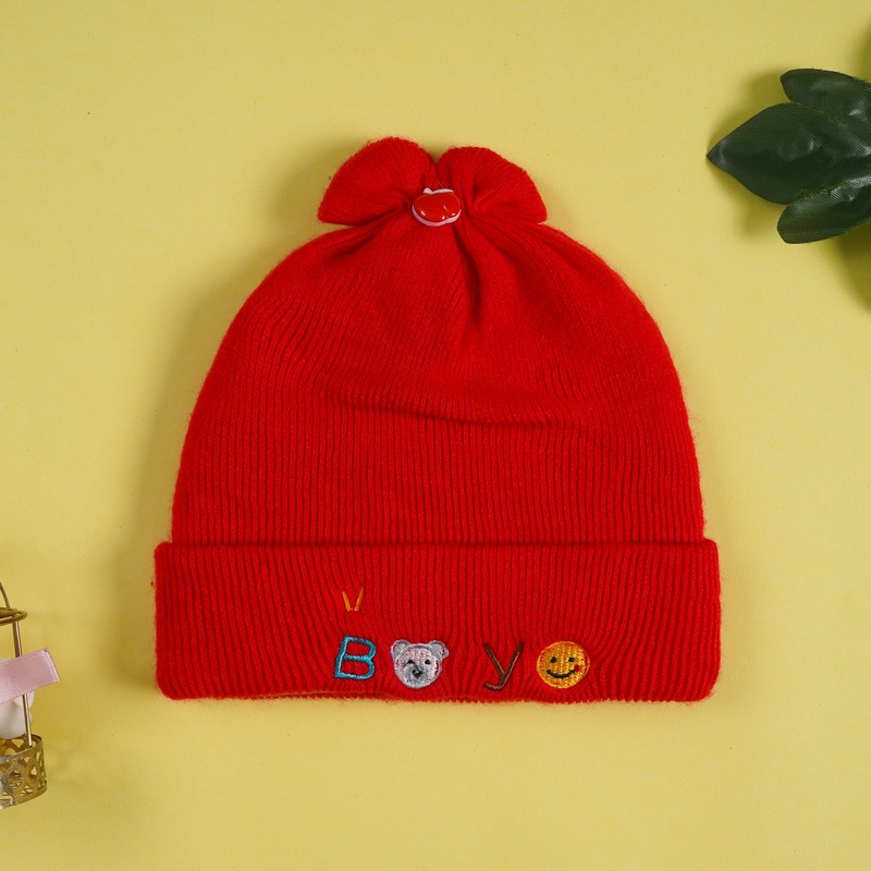 Baby Soft Woolen Cap Red – Sunshine