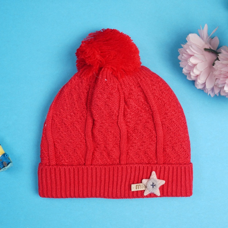 Baby Woolen Cap Red – Sunshine