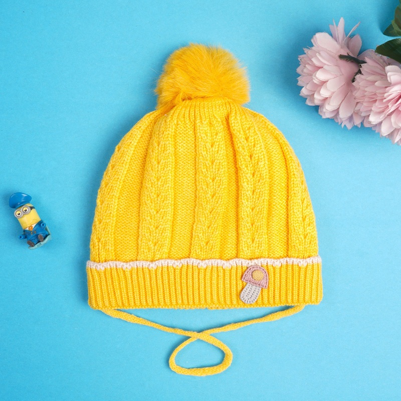 Baby Woolen Cap Yellow – Sunshine