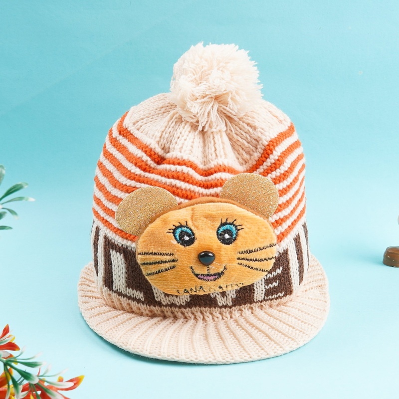 Baby Woolen P-Cap Beige – Sunshine