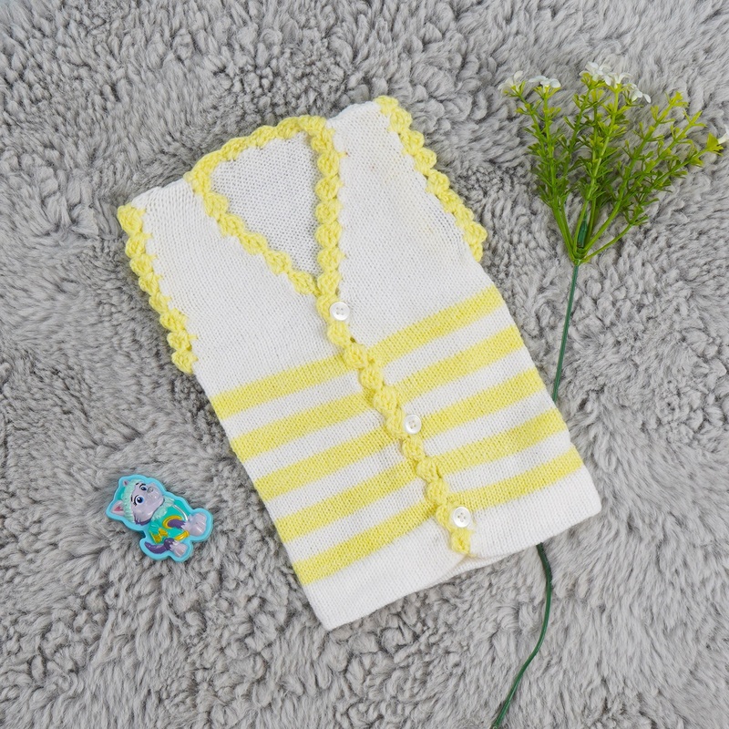 Baby Woolen Sweater Stripes Yellow – Sunshine