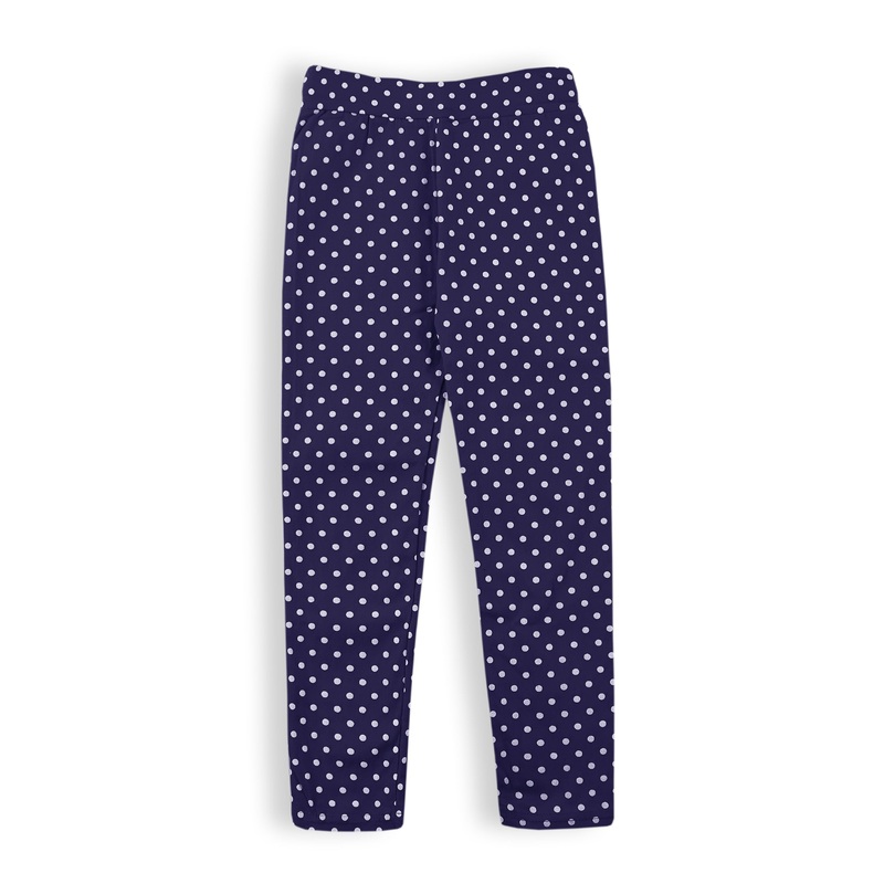 Girls Tights Polka Dots Navy Blue – Sunshine