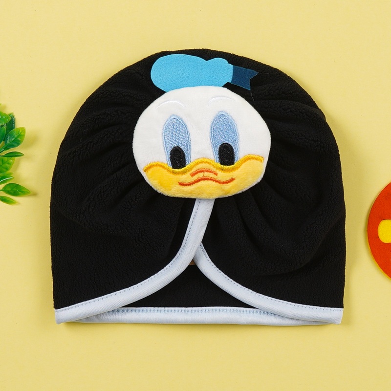 Baby Fleece Turban Cap Daffy Duck Black – Sunshine