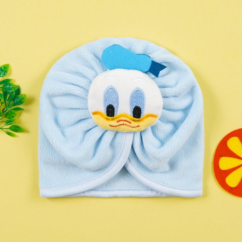 Baby Fleece Turban Cap Daffy Duck Blue – Sunshine