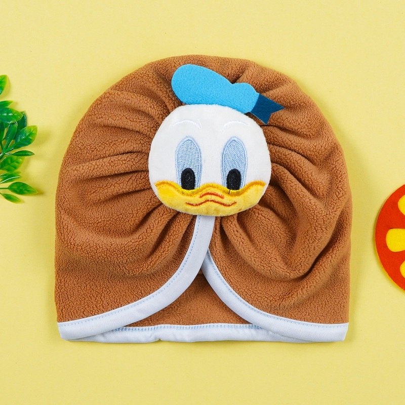 Baby Fleece Turban Cap Daffy Duck Brown – Sunshine