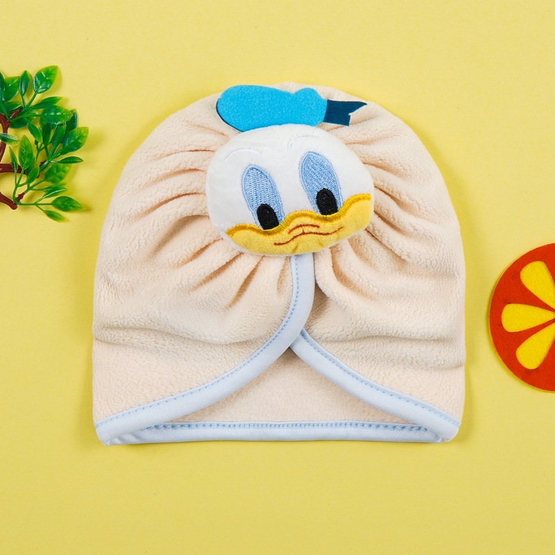Baby Fleece Turban Cap Daffy Duck Off White – Sunshine