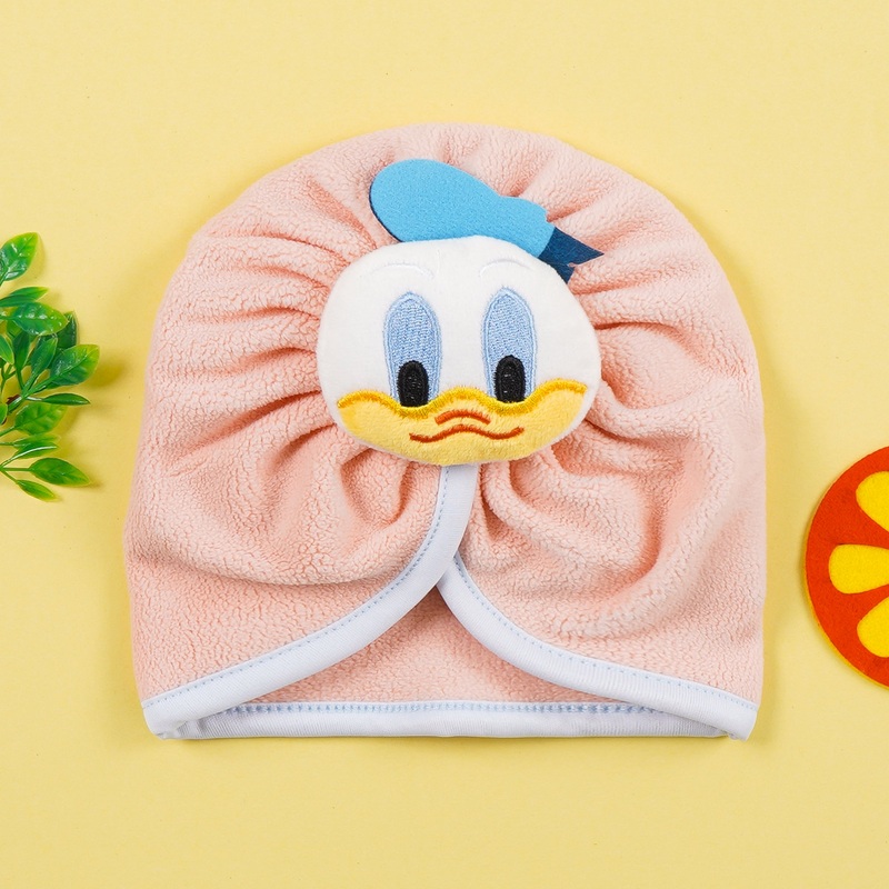 Baby Fleece Turban Cap Daffy Duck Peach – Sunshine