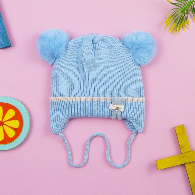 Baby Soft Woolen Cap Blue – Sunshine