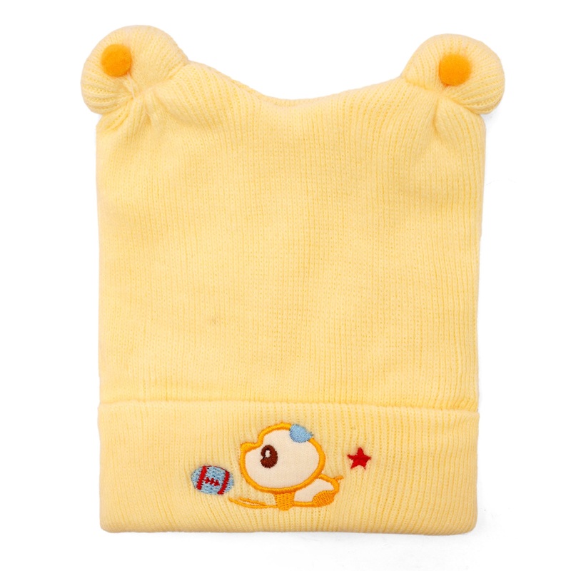 Baby Winter Cap Yellow Puppy – Sunshine