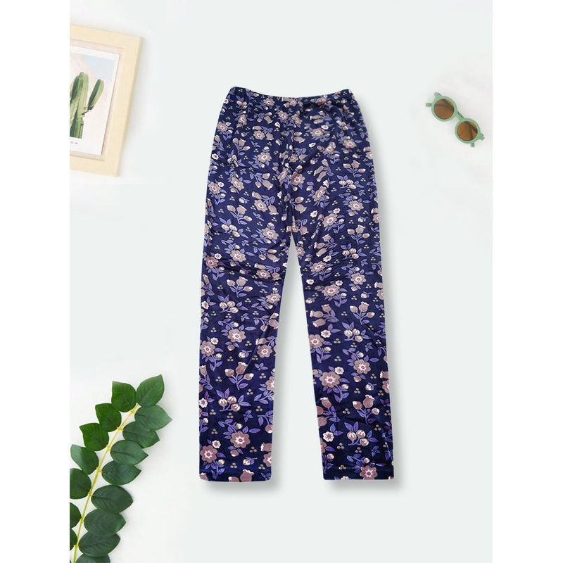 Cotton Tights Flower Navy Blue – Sunshine