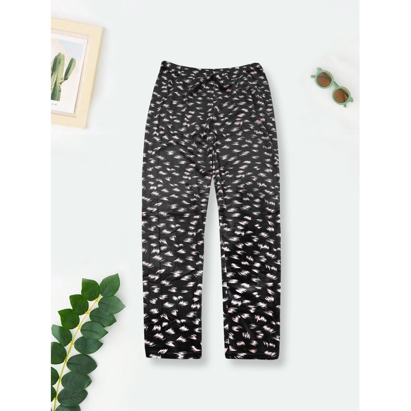 Cotton Tights Leaves Black – Sunshine