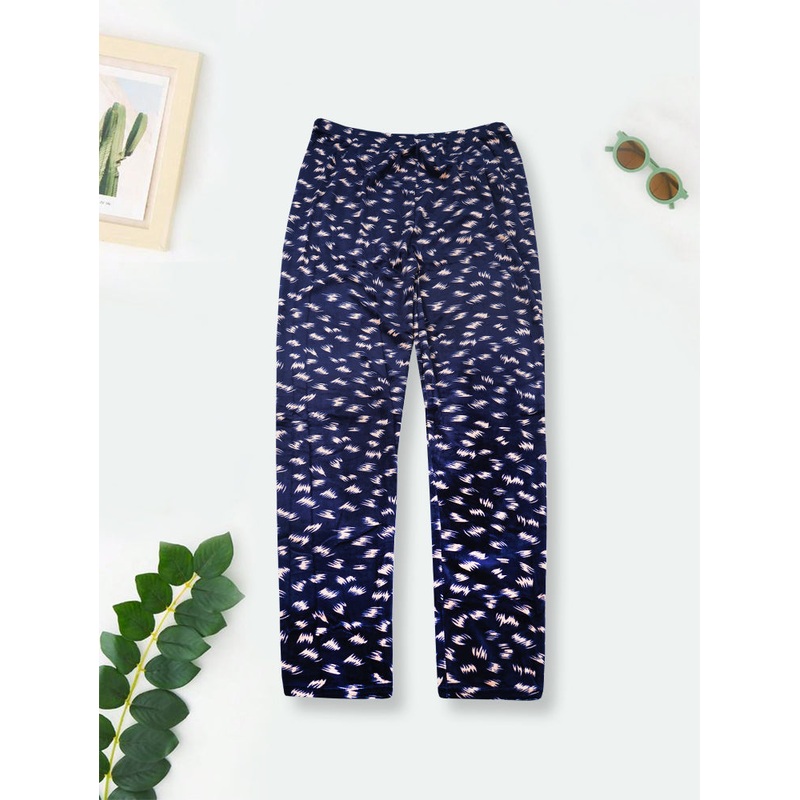 Cotton Tights Leaves Navy Blue – Sunshine