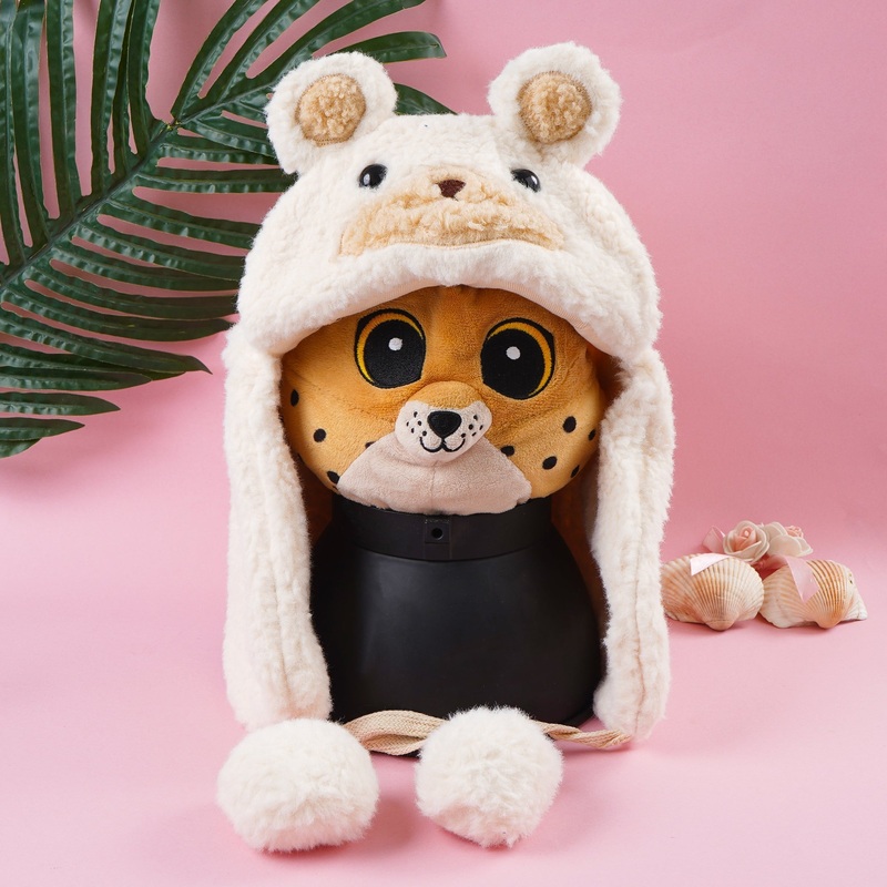 Kids Fleece Hat Bunny Off White – Sunshine