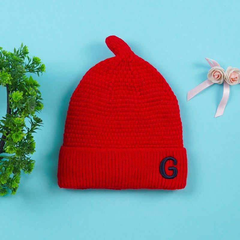 Kids Woolen Cap Red – Sunshine