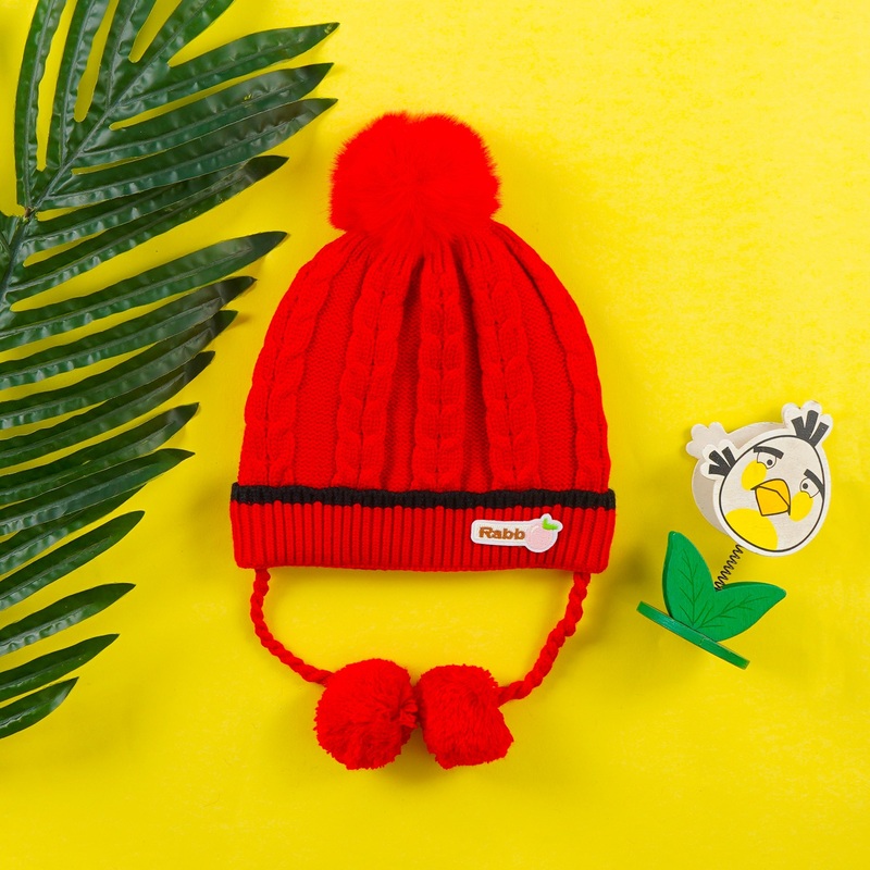 Baby Woolen Cap Rabb Red – Sunshine
