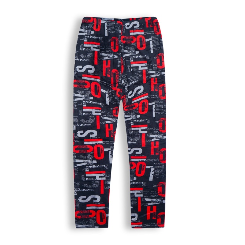 Kids Printed Tights Red And Black – Sunshine