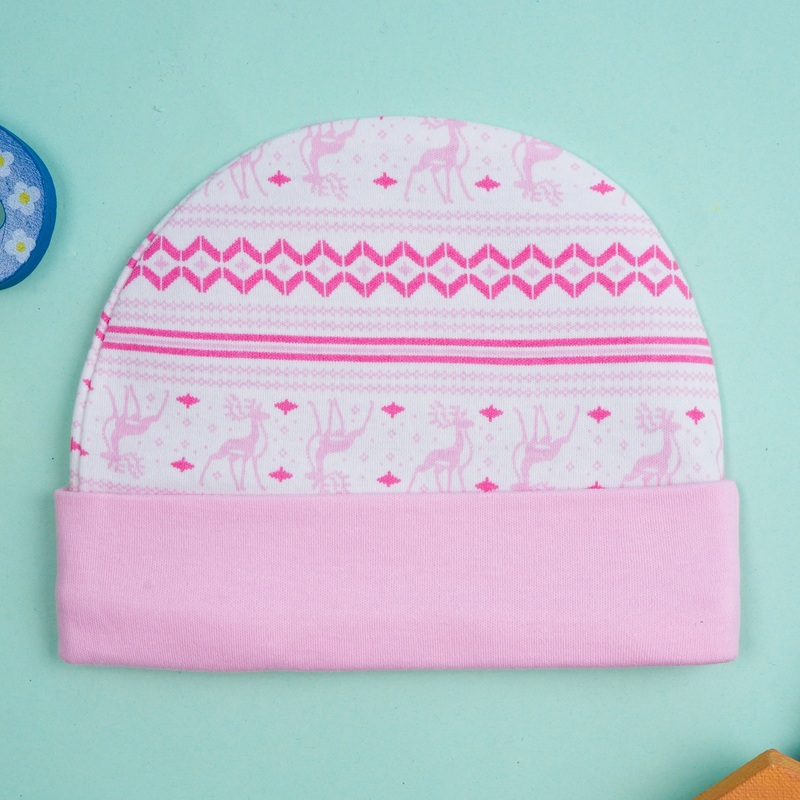 Baby Cotton Cap Deer Pink – Sunshine