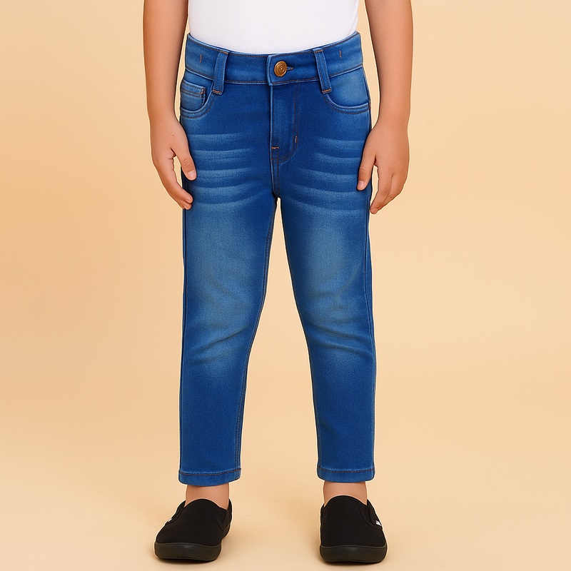 Kids Denim Faded Blue – Mini Charm