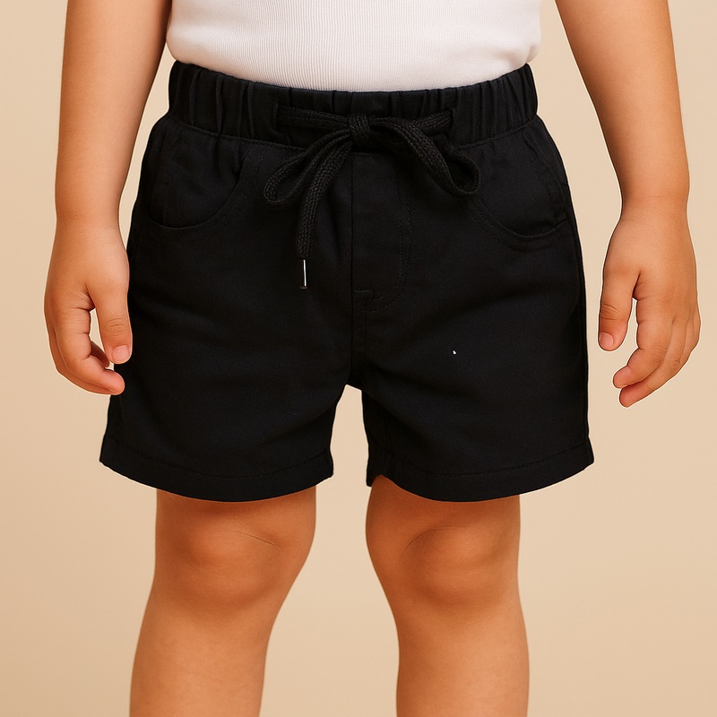 Kids Denim Shorts Navy Blue – Mini Charm