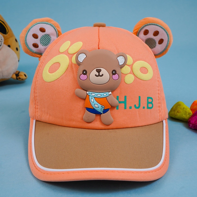 Kids P-Cap Bear Orange – Sunshine