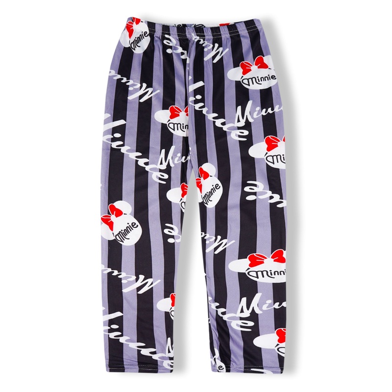 Girls Flexible Tights Minnie Stripes Grey & Black – Sunshine