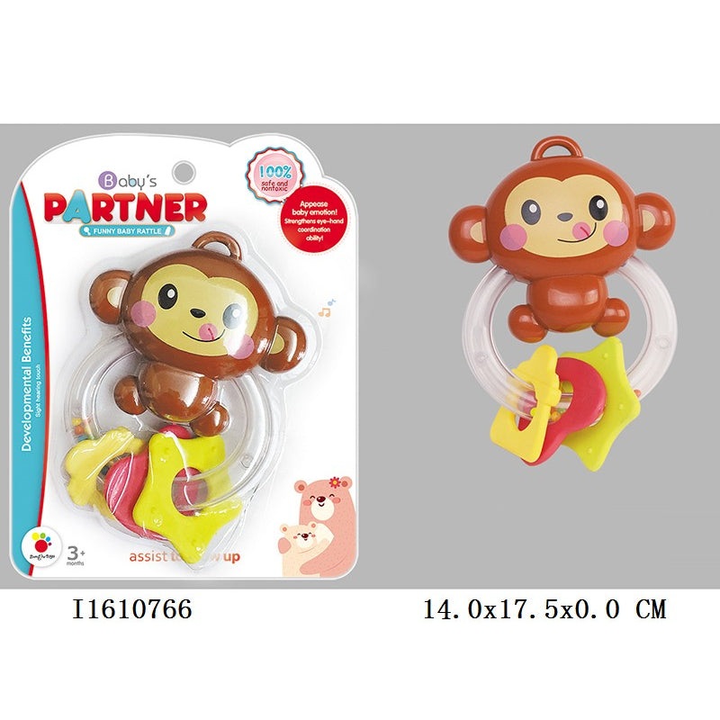 Junior Baby Rattles ( Monkey)