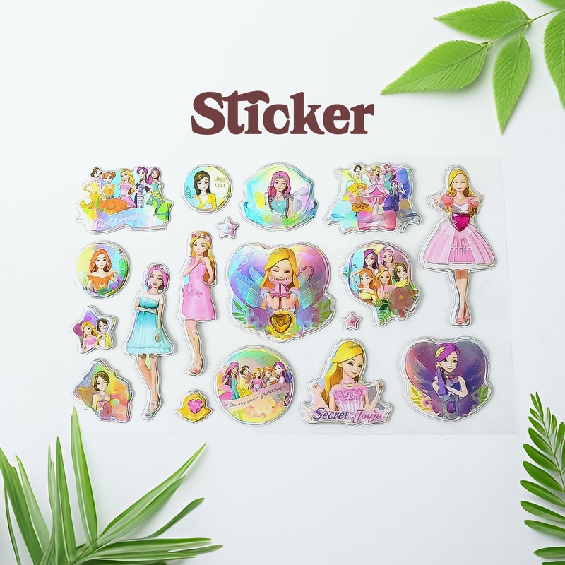 Multipurpose Adhesive 3D Stickers (1 Sheet / 1912 Cm)