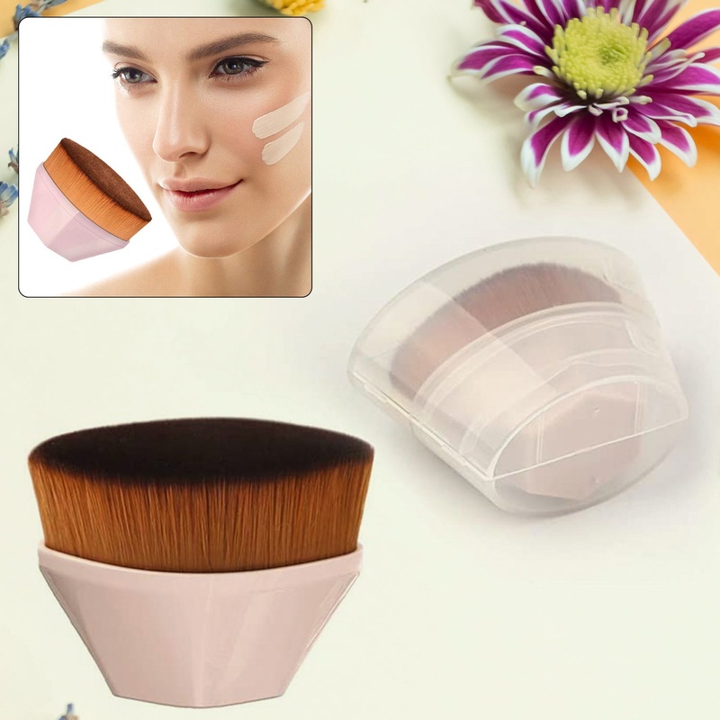 Foundation Makeup Brush,Perfect Makeup Brush Portable Case (1 Pc)