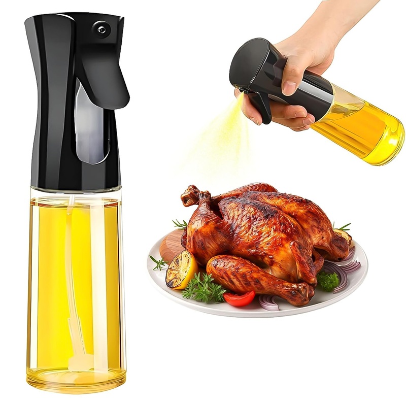 Plastic Oil Spray Bottle – Versatile Kitchen Gadgets (250 ML Approx)
