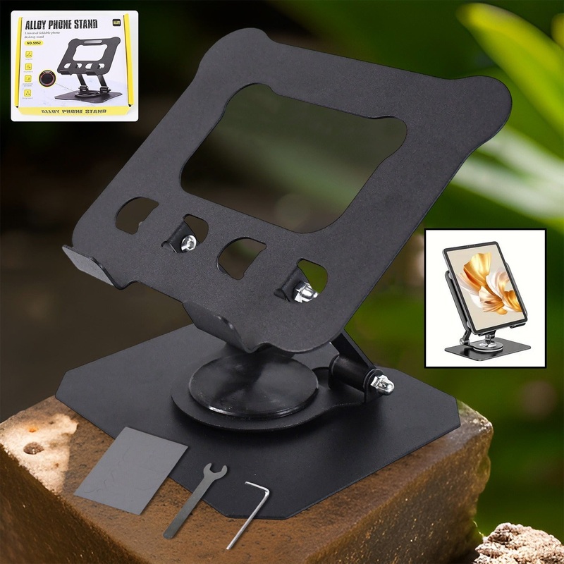 Aluminium Alloy 360Rotating Bracket, Adjustable Stand (1 Pc)
