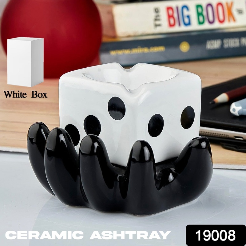 Ceramic Ashtray – Unique and Colourful Smoking Accessory with Retro Vibes – Funky Decor for Smokers and Collectors