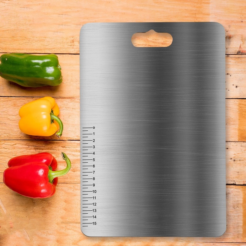 Stainless Steel Vegetable & Fruit Cutting Chopping Board (3120 Cm / 1 Pc)