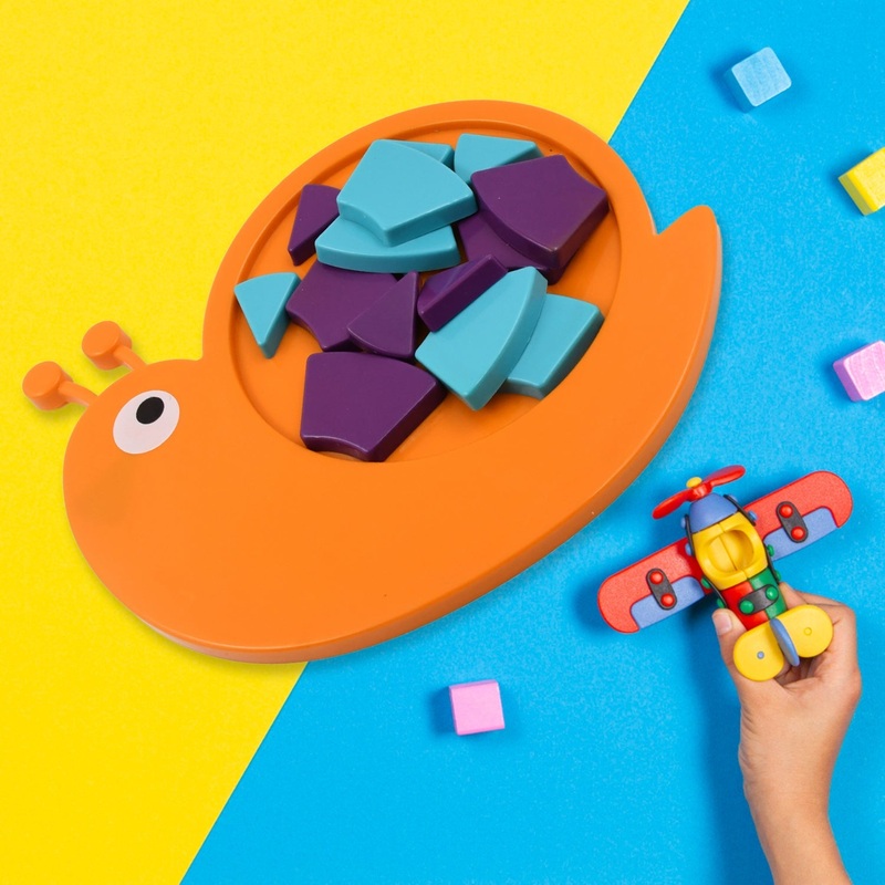 Toys Snail Puzzle Kids, Mini Travel Puzzle Games & Pre School Toys Develops Motor & Reasoning Skills STEM Educational Toy, Birthday Gifts 3 – 6 Year kids, Brain Games for Kids, Building Blocks for Kids (Mix Color)