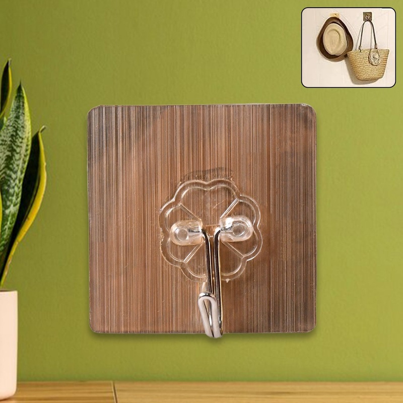 Adhesive Heavy-Duty Hooks for Kitchen and Bathroom (1 Pc / 66 Cm)