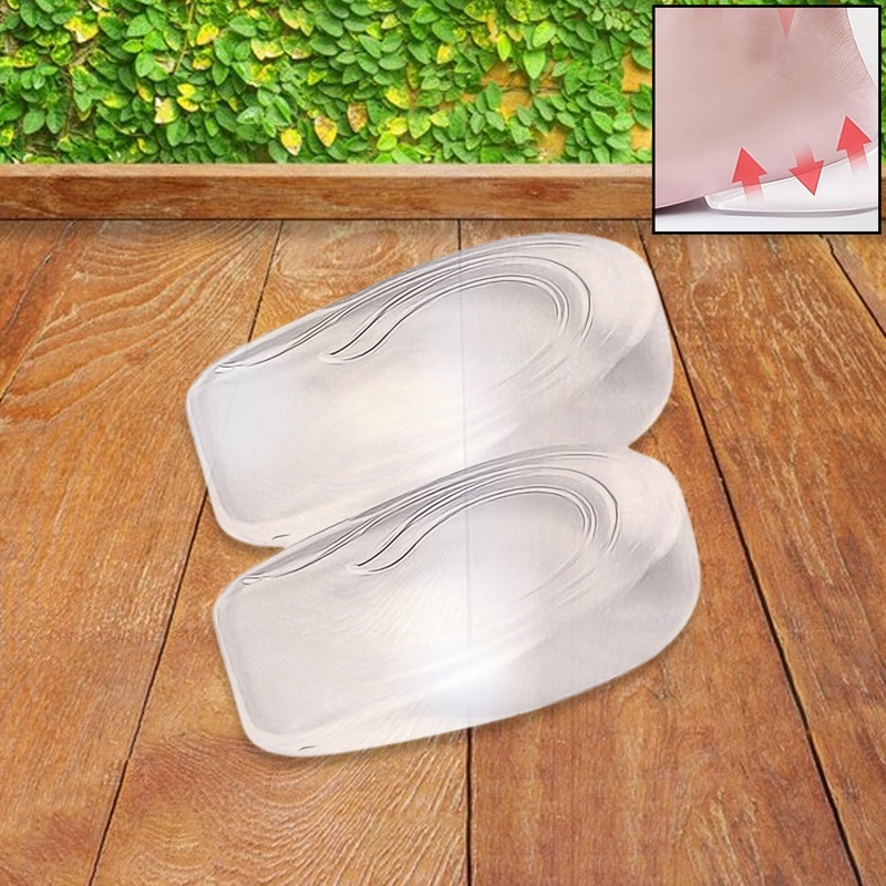 1 Pairs Silicone Heel Pads, Shoes Insole (97 Cm)