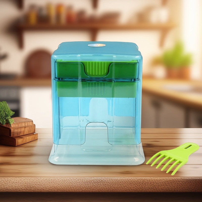 2 in 1 Potato Chipser / Slicer French Fries Maker Finger Chips | Plastic | Two Blades Finger Chips Cutter for Kitchen AccessoryVegetable Fruit Slicer (1 Pc)
