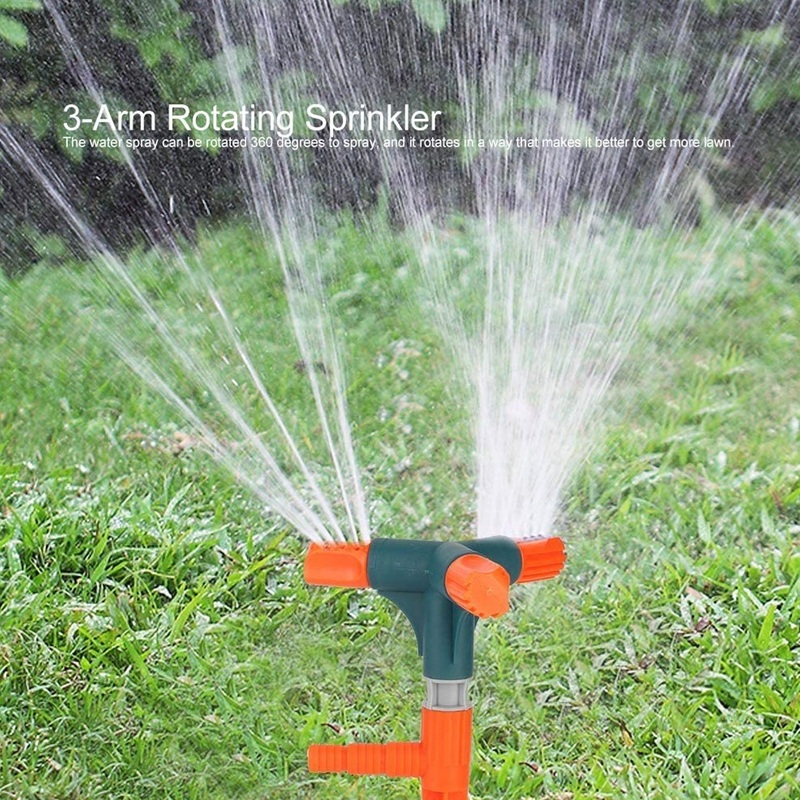 3 Arm 360 Rotating Garden Sprinkler