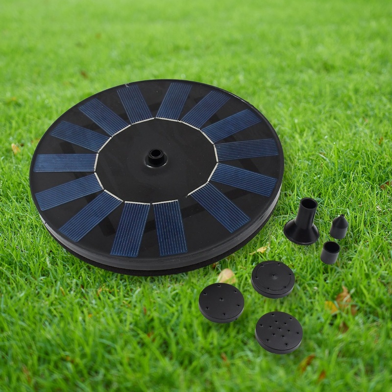 Fast Fountain by Pocket Hose – Solar-Powered – Instantly Adds a Water Feature Virtually Anywhere – 5 Spray Modes – No Installation or Batteries Required – Great for Bird Baths, Pools, Pond & More (1 Pc)