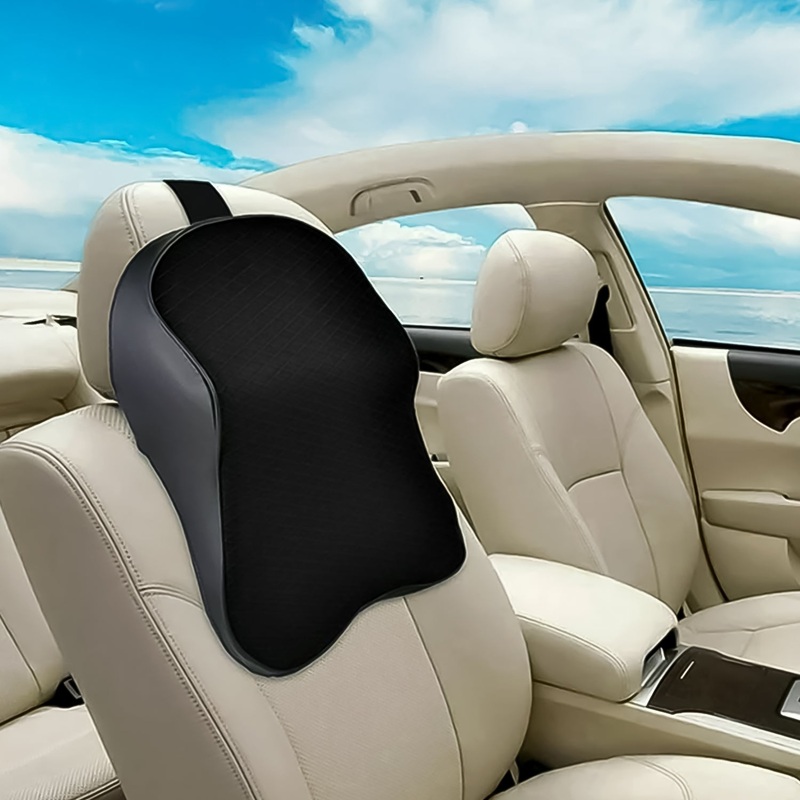 Car Neck Pillow Car Neck Headrest Pillow Memory Foam Car Accessories Cushion Car Seat Head Support Neck Protector Car Seat Neck Pillow,for Driving (1 Pc)
