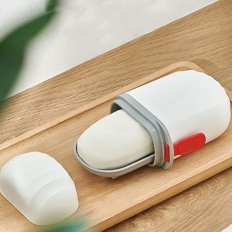 Stylish and Practical Soap Holder for Travel Soap Box With Secure Seal and Non Leak Design Stylish Soap Box for Home, Bathroom, Hiking, Travel, CampingCapsule Soap Box (1 Pc)